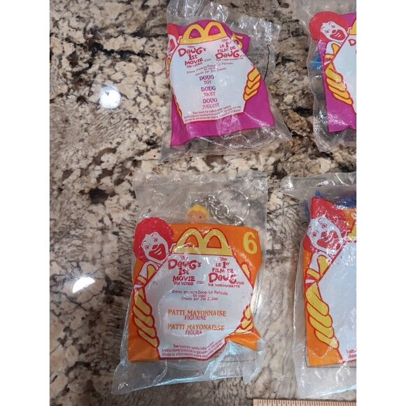 Lot Of 8 McDonald's Happy Meal Toys Yo, Yogi, Doug, Animal Kingdom 1991 To 2019 - Picture 15 of 16
